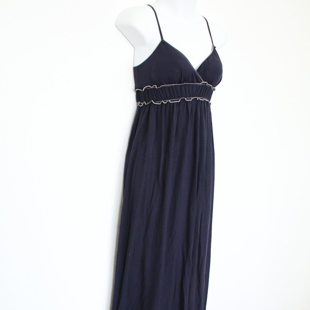 $118 MAX STUDIO Long Maxi DRESS Adjustable Strap EMPIRE WAIST - Size XS - NWT